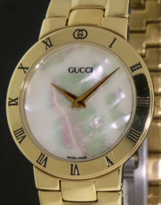 gucci mop dial 3300|Gucci gold electroplate.